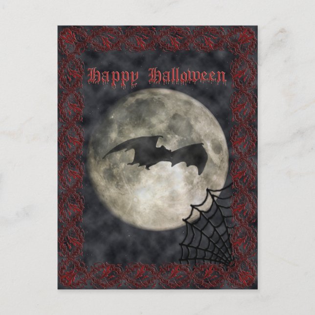 Happy Halloween PostCard Postkarte (Vorderseite)