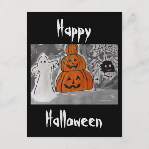 Happy Halloween Postcard Postkarte