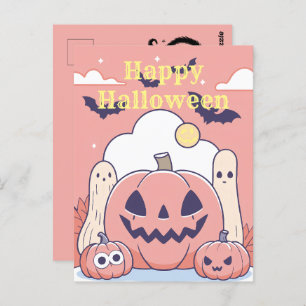 Happy Halloween Postcard Postkarte