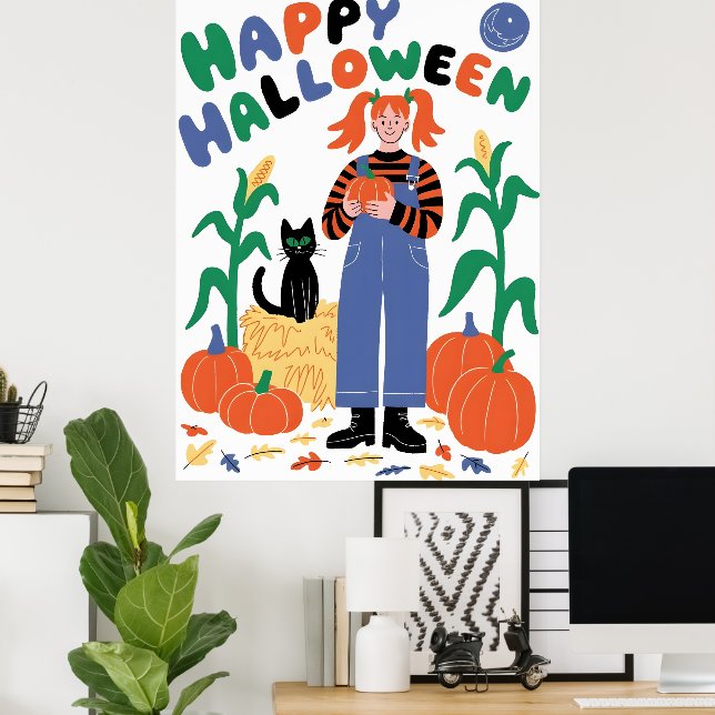 Happy Halloween Poster (Heimbüro)
