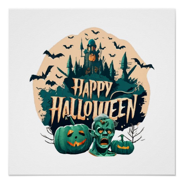 Happy Halloween Poster (Vorderseite)