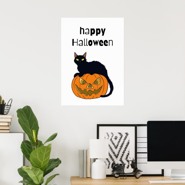 Happy Halloween Poster (Heimbüro)