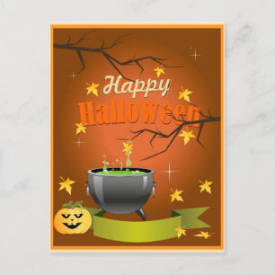 Happy Halloween Postkarte