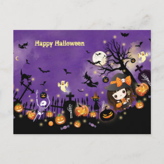 Happy Halloween Postkarte