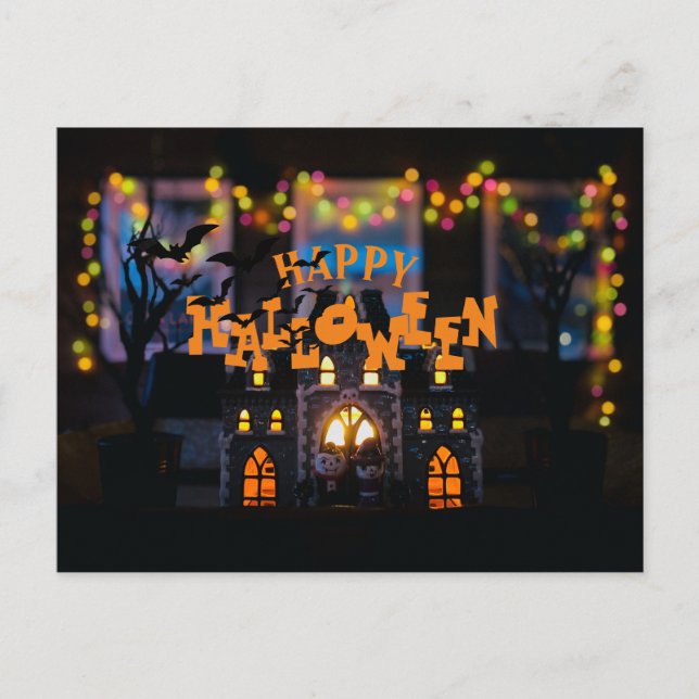Happy Halloween Postkarte (Vorderseite)