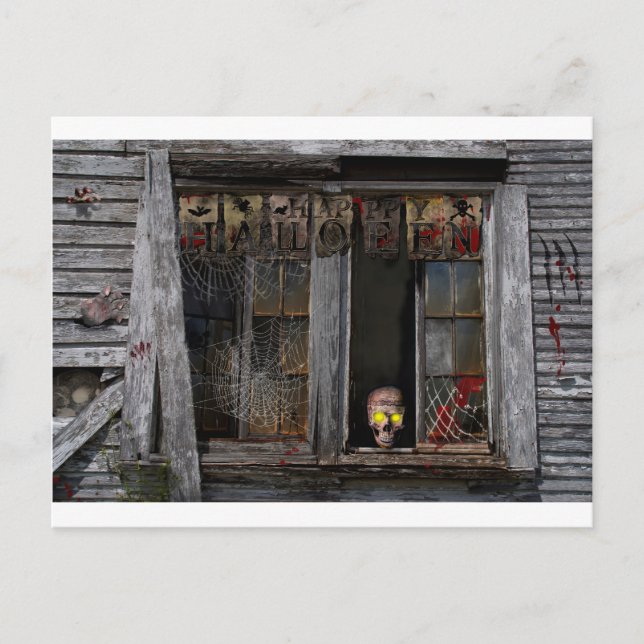 Happy Halloween Postkarte (Vorderseite)
