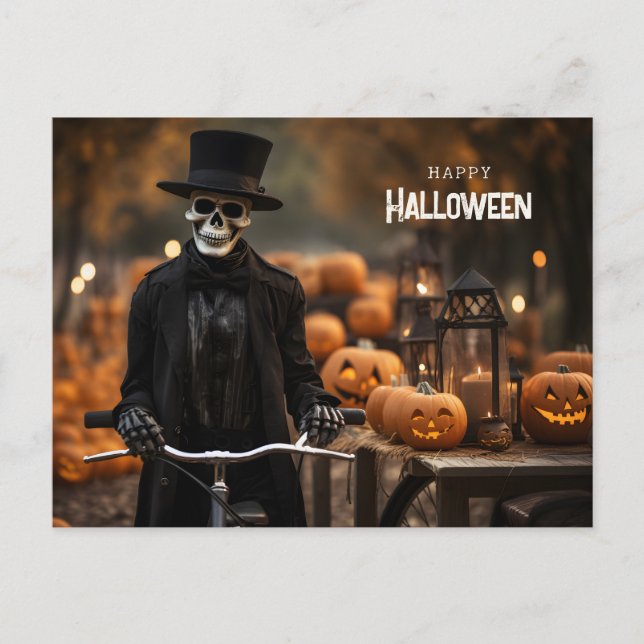 Happy Halloween Postkarte (Vorderseite)