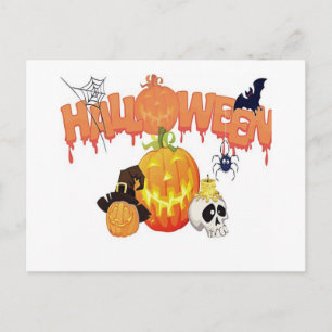 Happy Halloween Postkarte