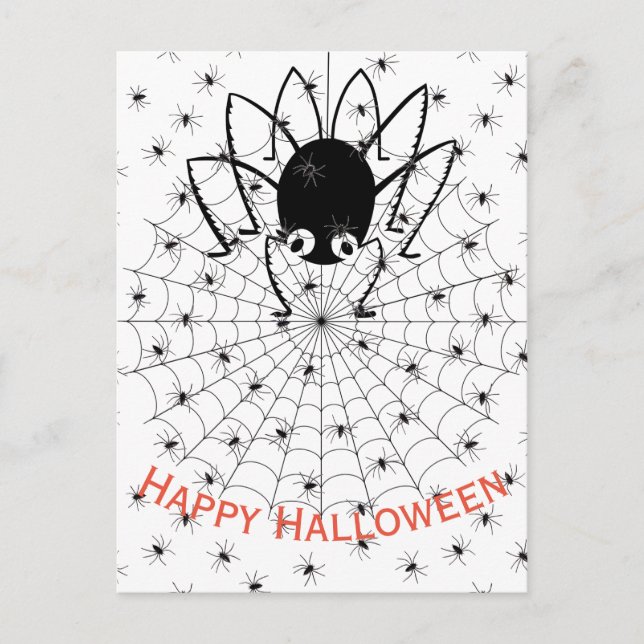 Happy Halloween Postkarte (Vorderseite)