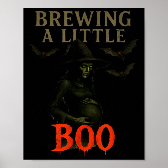 Happy Halloween Pregnant Baby Skeleton Soky Season Poster (Vorne)