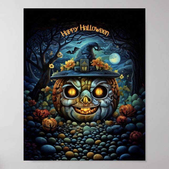 Happy Halloween Print, Value Poster Paper (Matte) (Vorne)