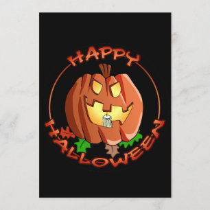 Happy Halloween Pumpkin Einladung
