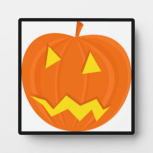 "HAPPY HALLOWEEN" PUMPKIN FOTOPLATTE