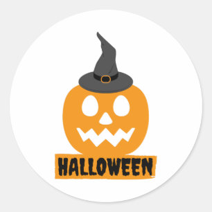 Happy Halloween Pumpkin Halloween-Geschenk Hallowe Runder Aufkleber