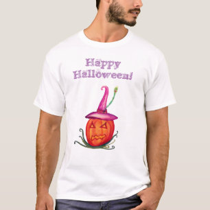 Happy Halloween Pumpkin Hexe T - Shirt