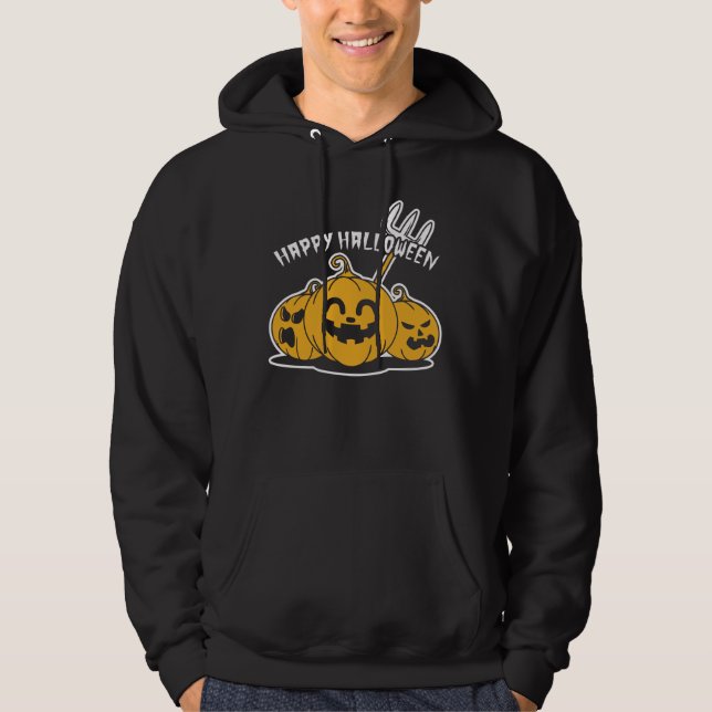 Happy Halloween Pumpkin Hoodie (Vorderseite)