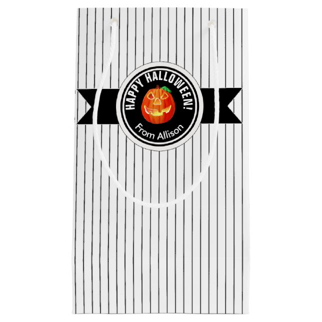 Happy Halloween Pumpkin ID212 Kleine Geschenktüte (Vorderseite)