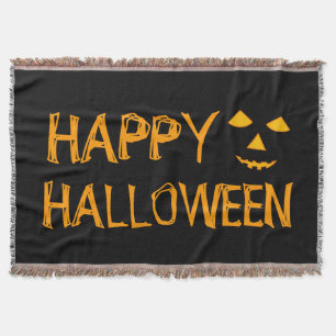 Happy Halloween Pumpkin Jack o Lanterns Halloween Decke