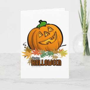 Happy Halloween Pumpkin Karte