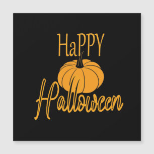 Happy Halloween Pumpkin Magnetkarte