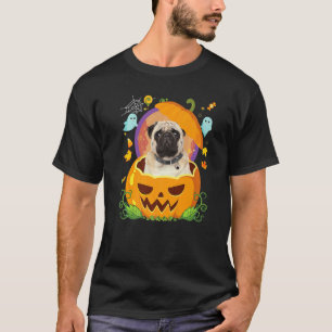 Happy Halloween Pumpkin Mops Hund Hexe Niedlich Ho T-Shirt