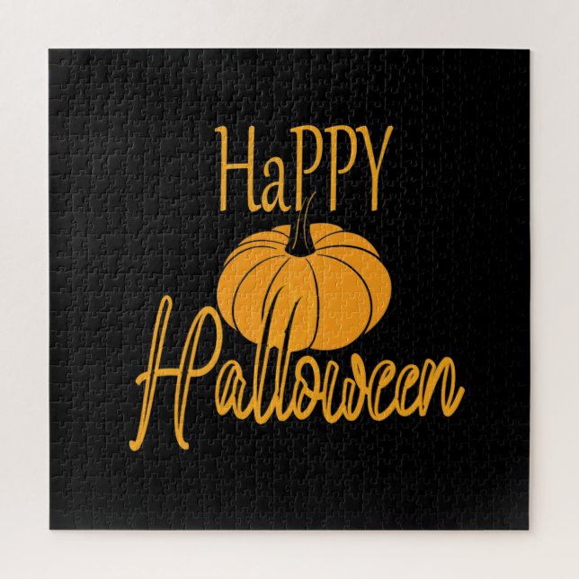Happy Halloween Pumpkin Puzzle (Vertikal)