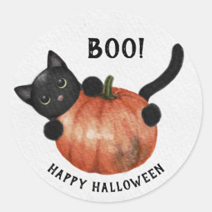 Happy Halloween Pumpkin Sticker Siegel