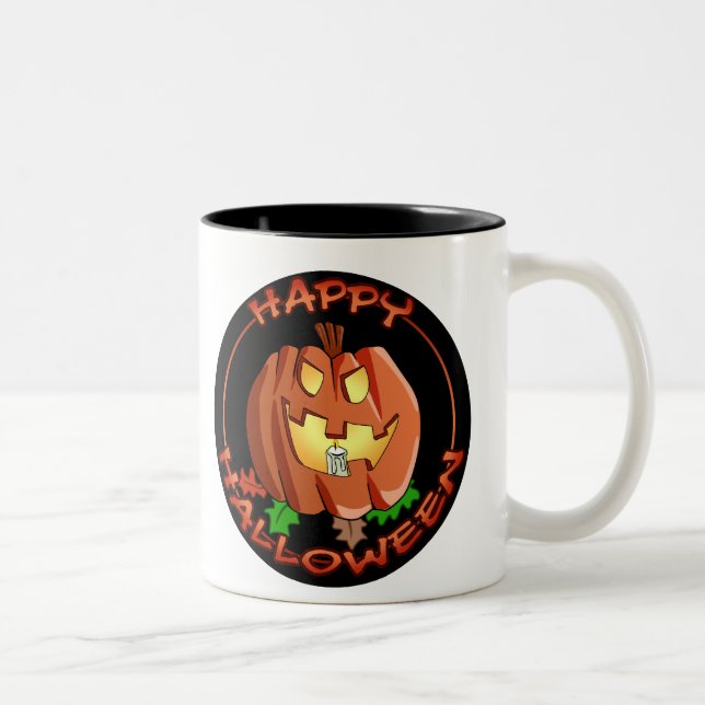 Happy Halloween Pumpkin Tasse (Rechts)
