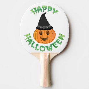 "HAPPY HALLOWEEN" PUMPKIN TISCHTENNIS SCHLÄGER