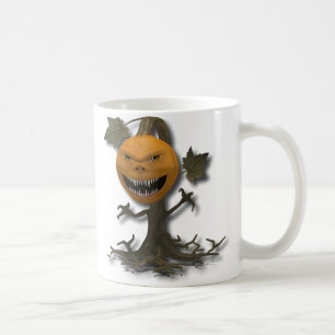 Happy Halloween Pumpkin Tree Tasse