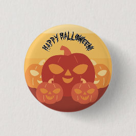 Happy Halloween! Pumpkins Button