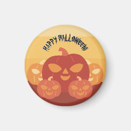 Happy Halloween! Pumpkins Magnet