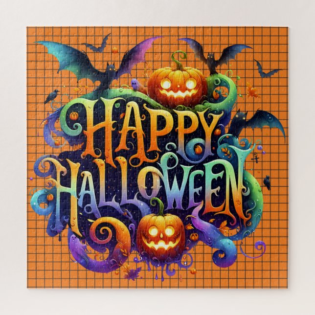 Happy Halloween Puzzle (Vertikal)