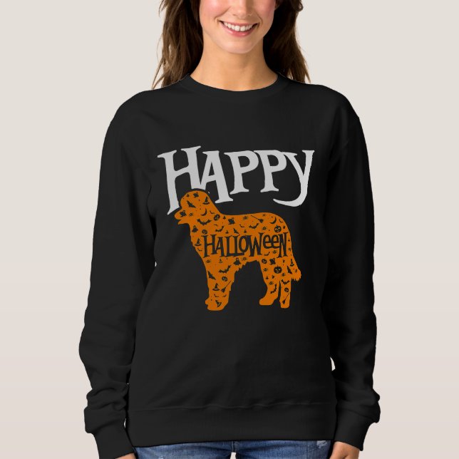 Happy Halloween Pyrenean Shepherd Sweatshirt (Vorderseite)