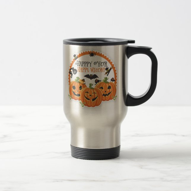 Happy Halloween Reisebecher (Rechts)
