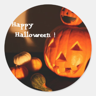 Happy Halloween ! Runder Aufkleber