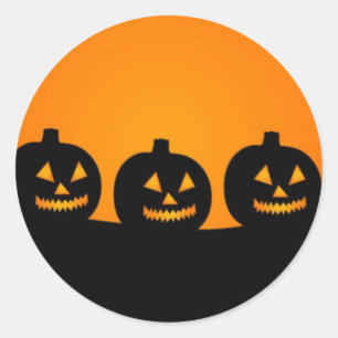 Happy Halloween Runder Aufkleber