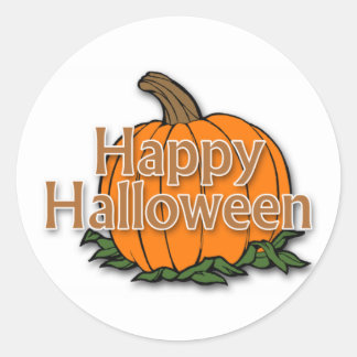Happy Halloween Runder Aufkleber