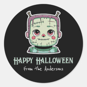 Happy Halloween Runder Aufkleber