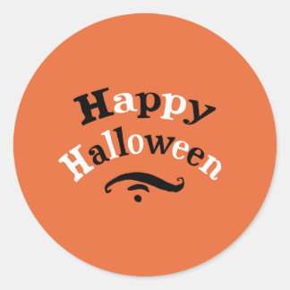 Happy Halloween Runder Aufkleber