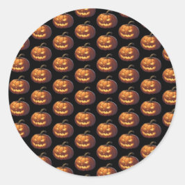 Happy Halloween Runder Aufkleber