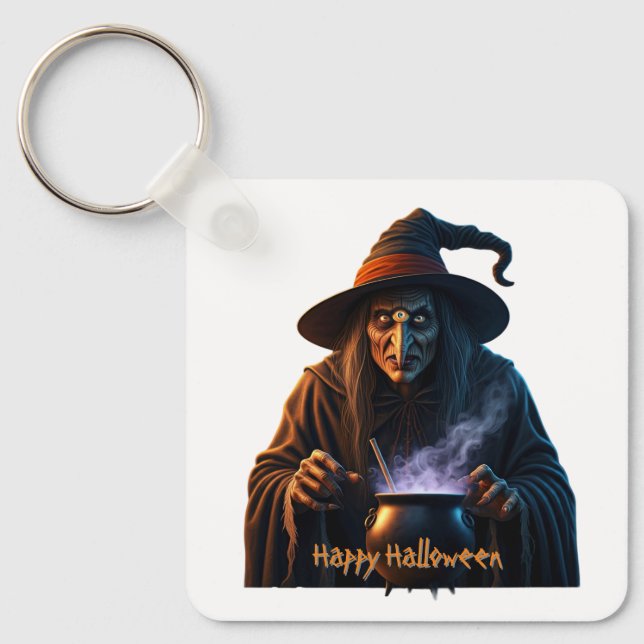 Happy Halloween Schlüsselanhänger (Vorderseite)