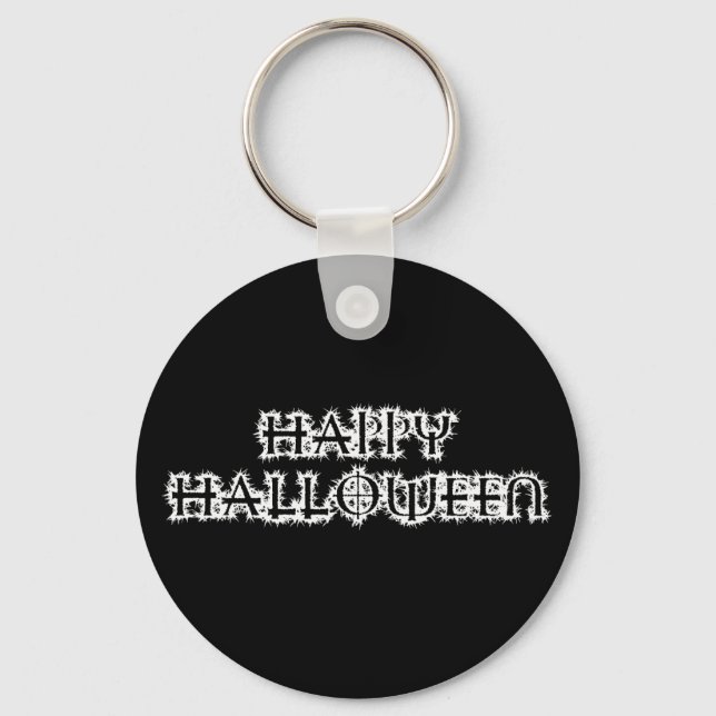 Happy Halloween Schlüsselanhänger (Vorderseite)