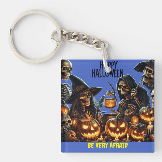 Happy Halloween Schlüsselanhänger (Vorderseite)