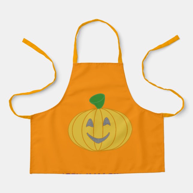Happy Halloween Schürze (Vorderseite)
