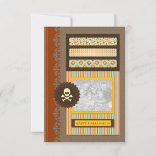 Happy Halloween (Scrapbook) Einladung