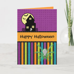 Happy Halloween Scrapbook Style Karte