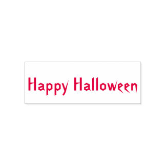 Happy Halloween Self Inking Rubber Stamp Permastempel