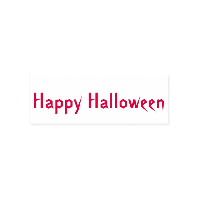 Happy Halloween Self Inking Rubber Stamp Permastempel (Design)