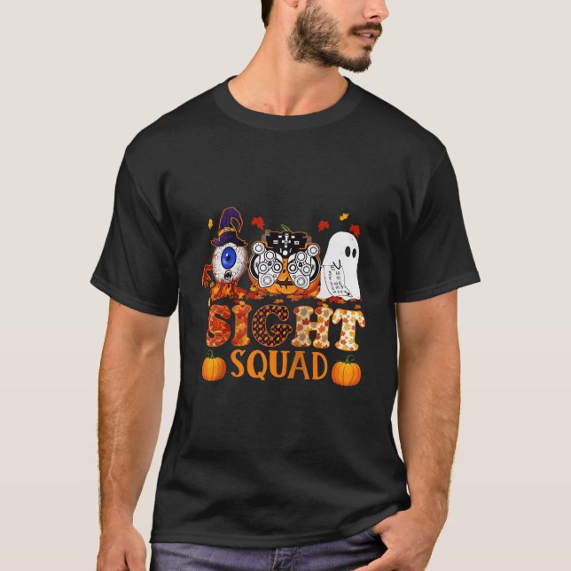 Happy Halloween Sight Squad Optometrist Pumpkin Ey T-Shirt (Vorderseite)